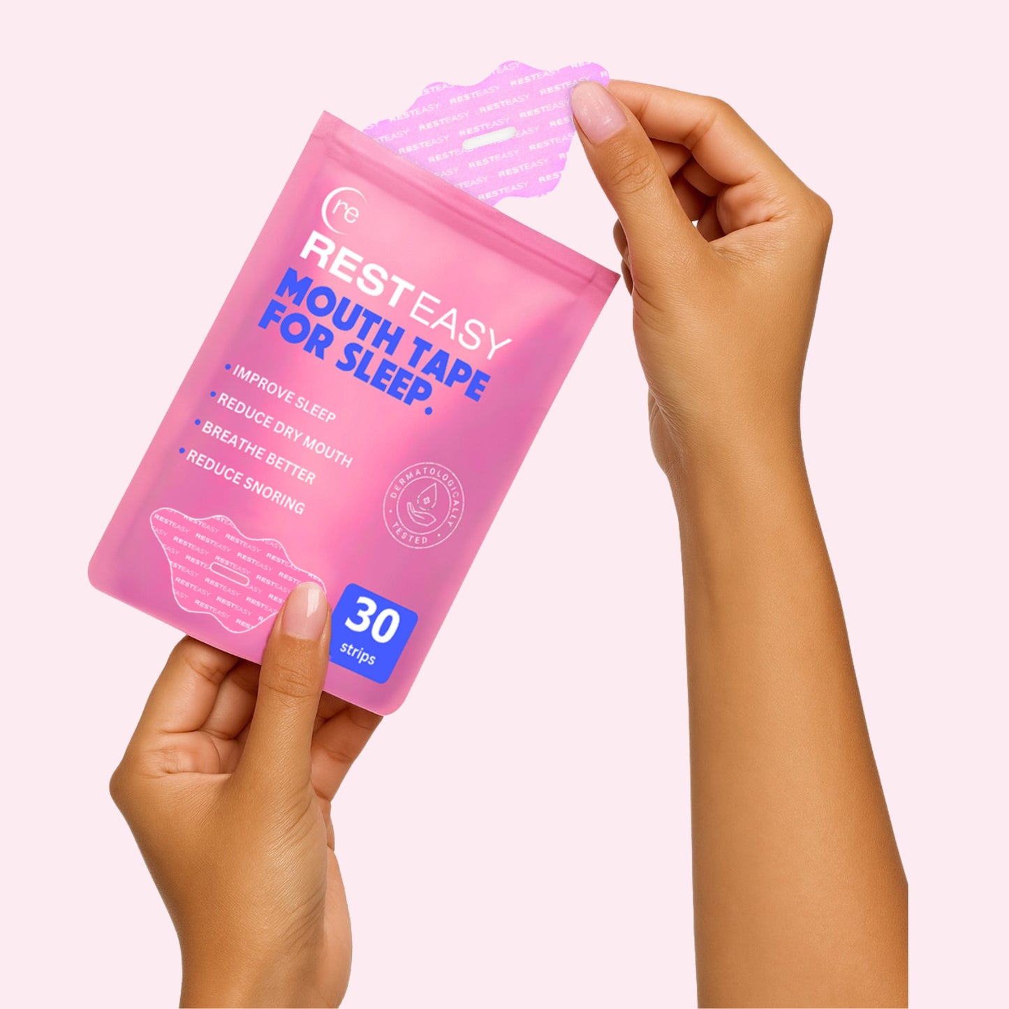 Rest Easy Mouth Tape (Pink Edition) One Month Supply