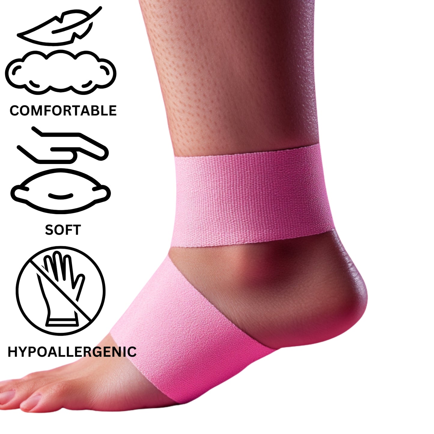 Queen Pink Tape( Gentle Comfortable Skin Safe)