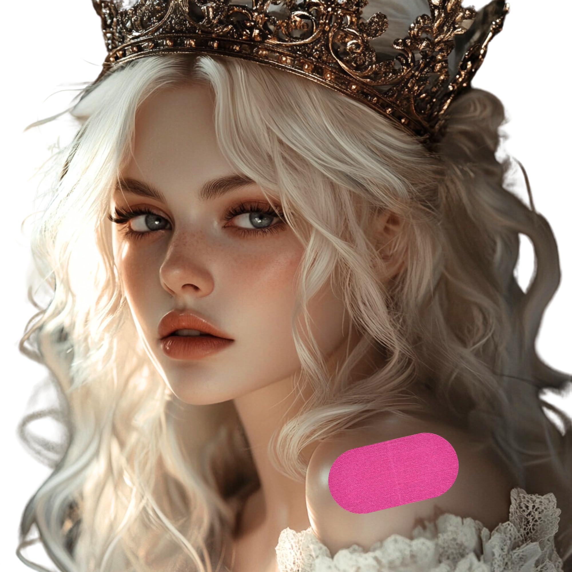 Queen (30 Strips) - Tape, Hypoallergenic & Skin-Friendly, Easy Removal Tape, Lifts Away Cleanly - No Irritation