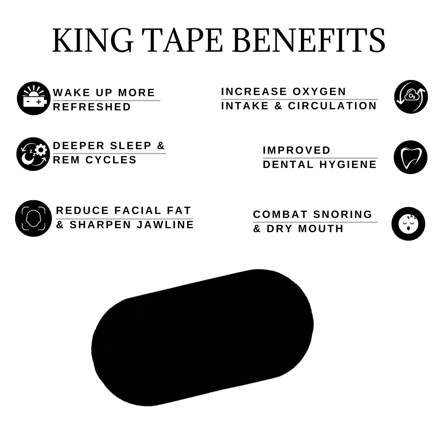 KING TAPE (30 DAY SUPPLY) AS SEEN ON TIKTOK